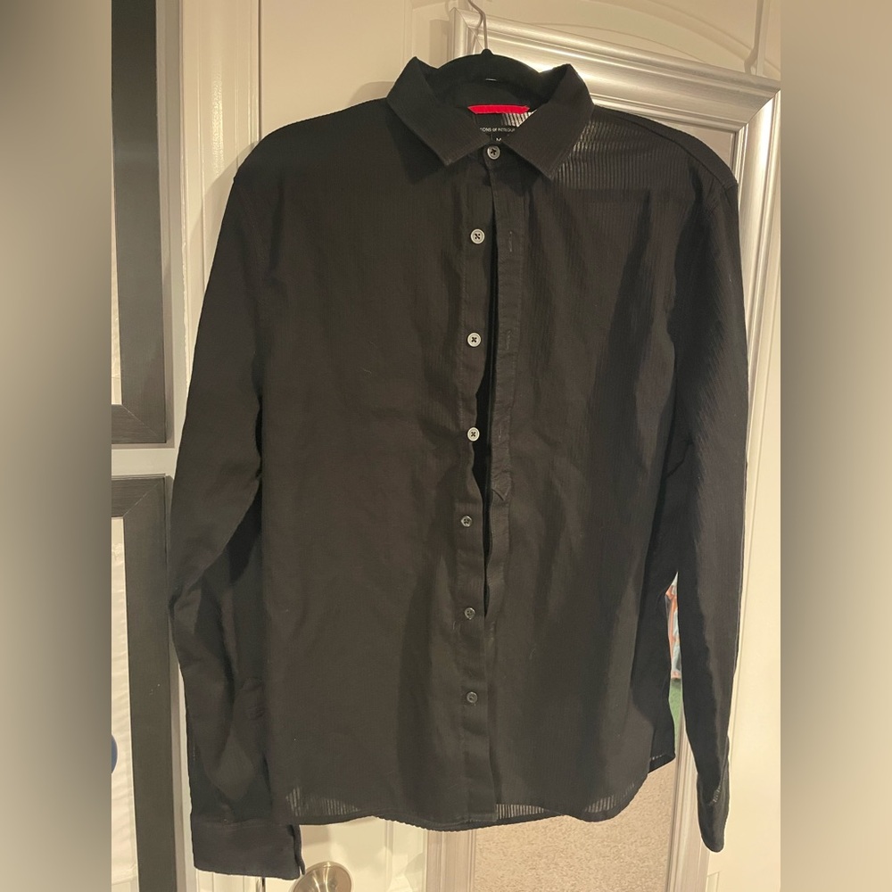 Sons of Intrigue Black Button Down